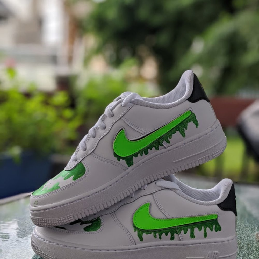Custom Air Force 1s Slime